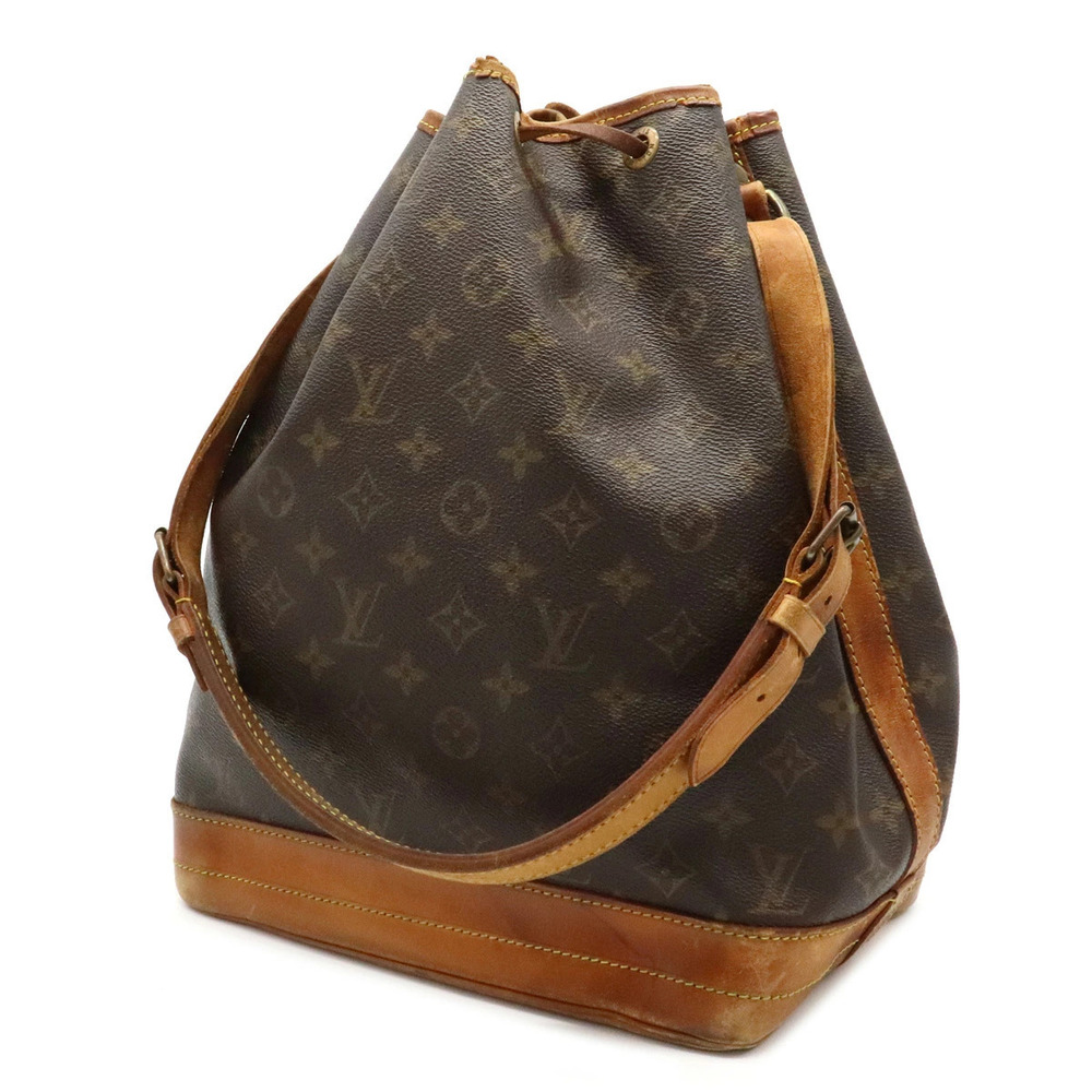 Louis Vuitton Bag Noe Drawstring Shoulder Monogram Hobo Brown